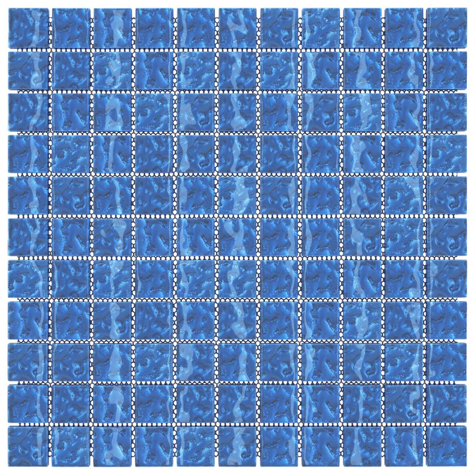 Azulejo Mosaico 11 pcs Azul 50 x 50 cm Cristal