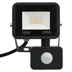 Foco LED con sensor 10 W blanco cálido