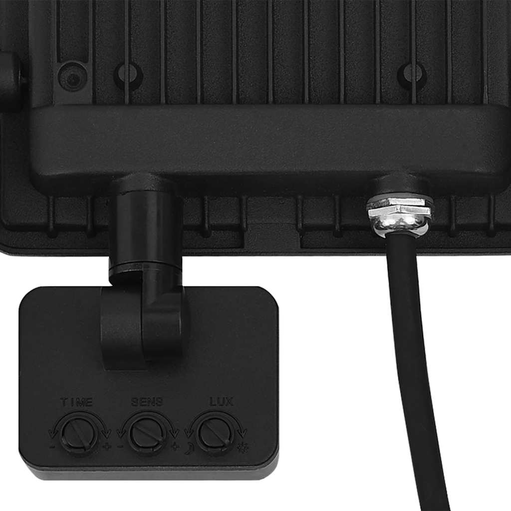 Foco LED con sensor 10 W blanco cálido