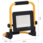 Foco LED con asa 50 W blanco frío