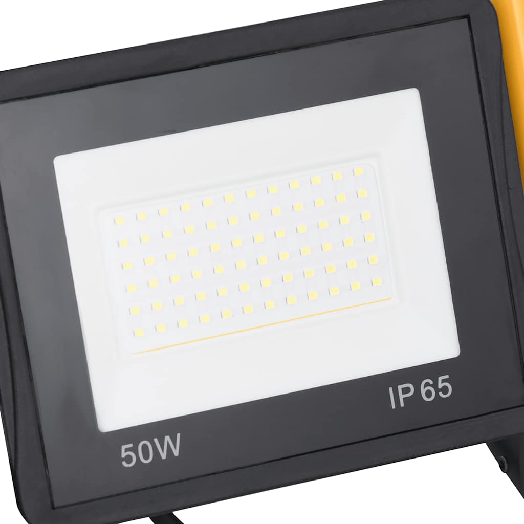 Foco LED con asa 50 W blanco frío