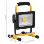 Foco LED recargable con asa 30 W blanco frío