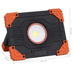 Foco LED portátil ABS 10 W blanco frío