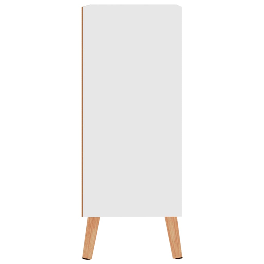 Aparador de madera de ingeniería blanco 60x30x72 cm