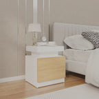 Mesilla de noche 2 uds 37x32x50 cm madera maciza reciclada