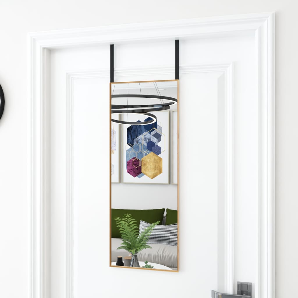 Espejo de pared arco de hierro negro 100x110 cm
