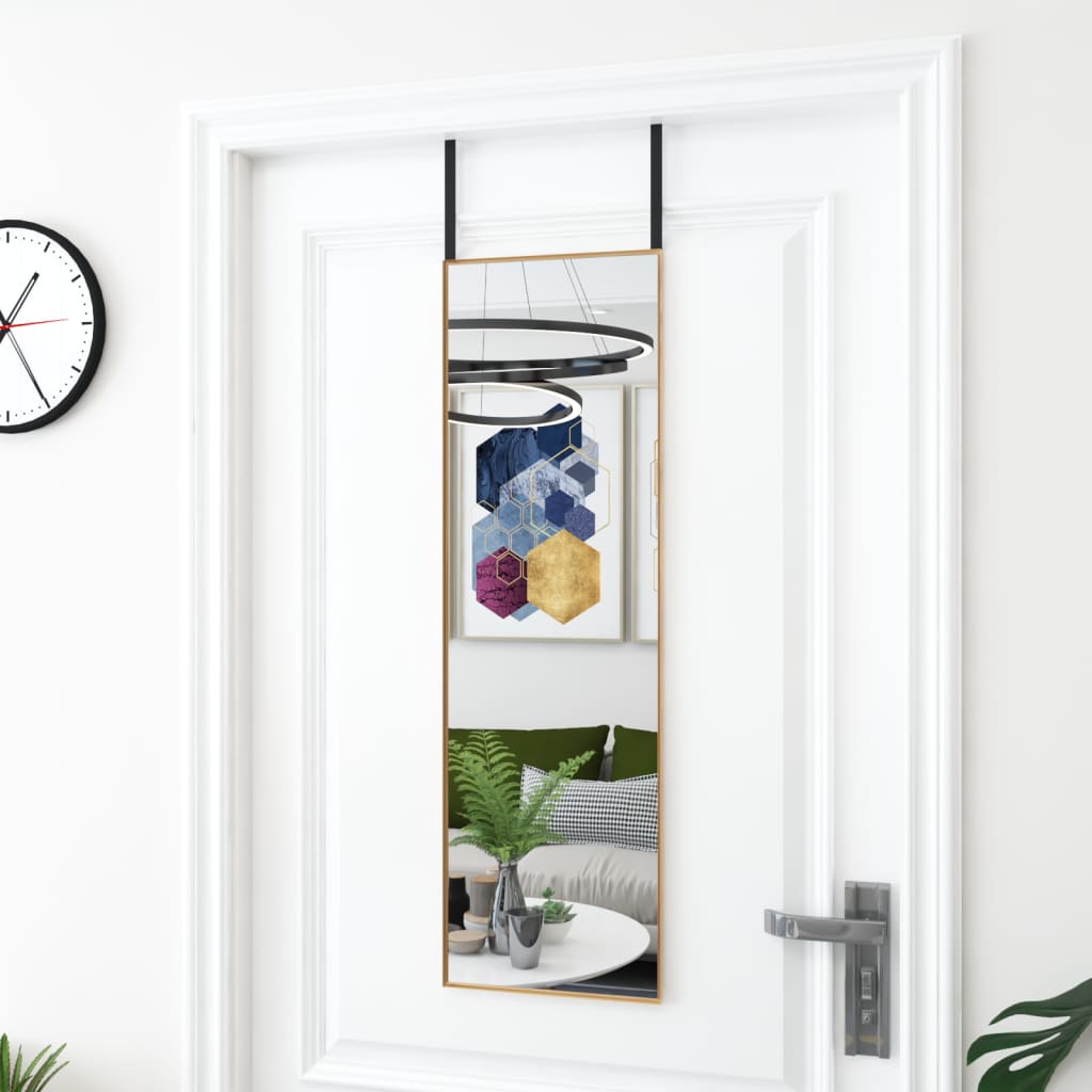 Espejo de pared arco de hierro negro 100x110 cm