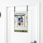 Espejo de pared arco de hierro negro 100x110 cm