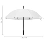 Paraguas blanco 130cm