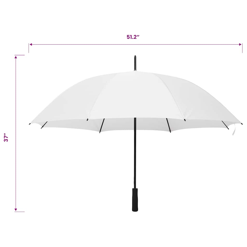 Paraguas blanco 130cm