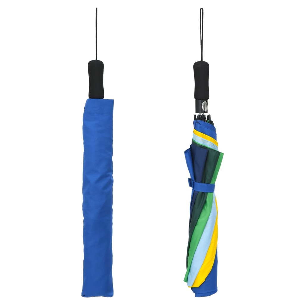 Paraguas plegable automático multicolor 124 cm