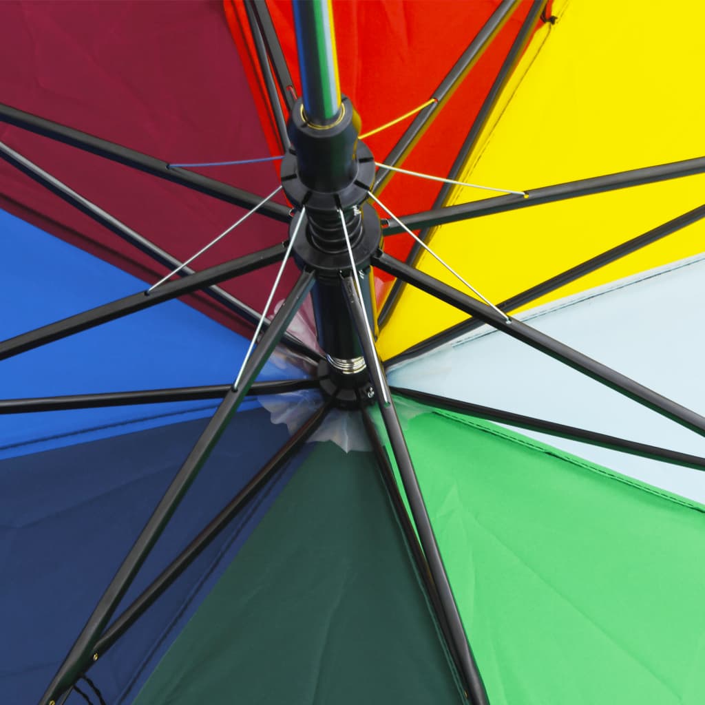 Paraguas plegable automático multicolor 124 cm