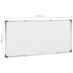 Pizarra magnética acero blanco 110x60 cm