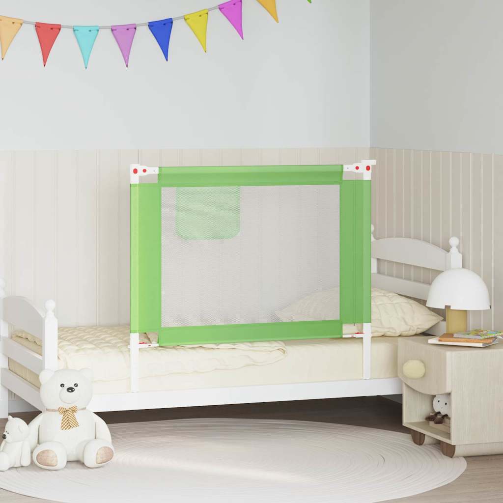 Barandilla de seguridad cama de niño azul tela 100x25 cm
