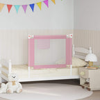 Barandilla de seguridad cama de niño azul tela 100x25 cm