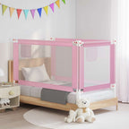 Barandilla de seguridad cama de niño azul tela 100x25 cm