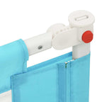 Barandilla de seguridad cama de niño azul tela 100x25 cm