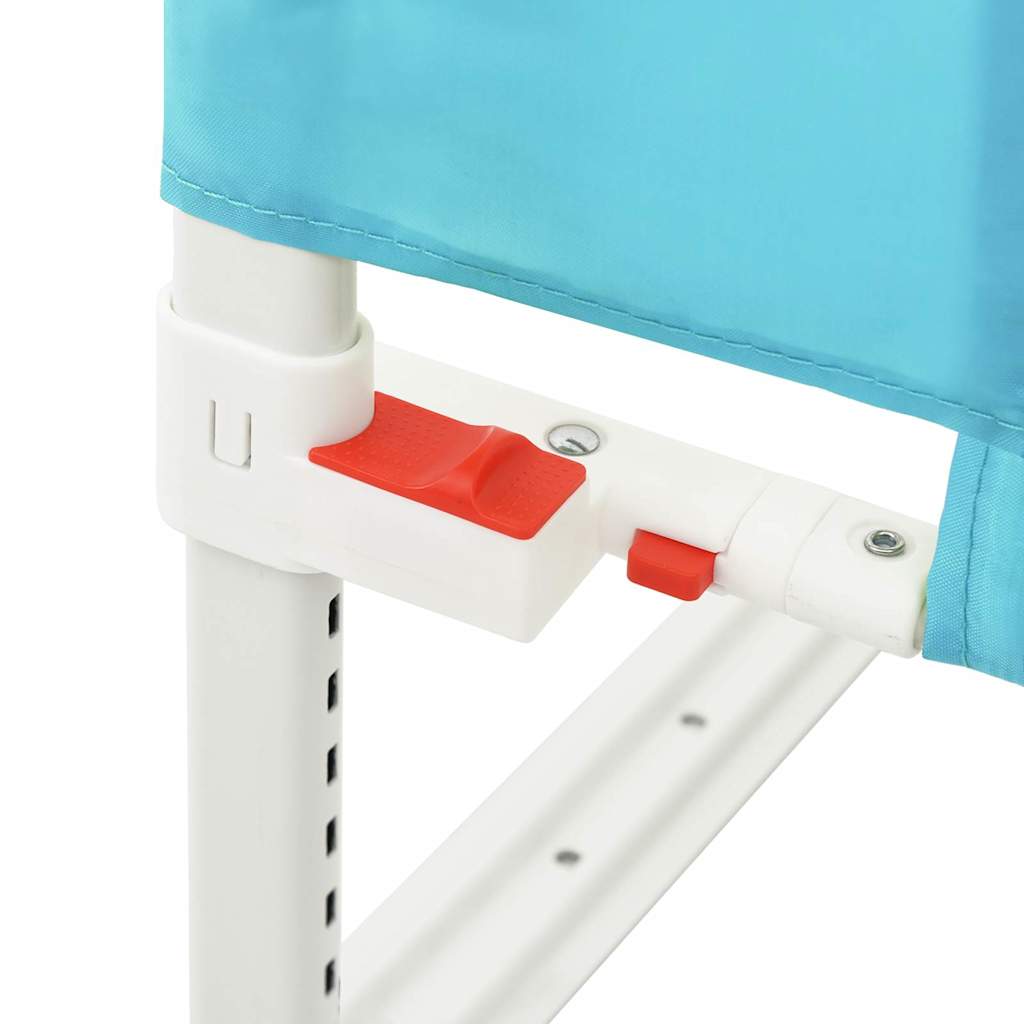 Barandilla de seguridad cama de niño azul tela 100x25 cm