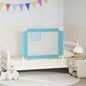 Barandilla de seguridad cama de niño azul tela 100x25 cm
