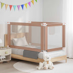 Barandilla de seguridad cama de niño azul tela 100x25 cm