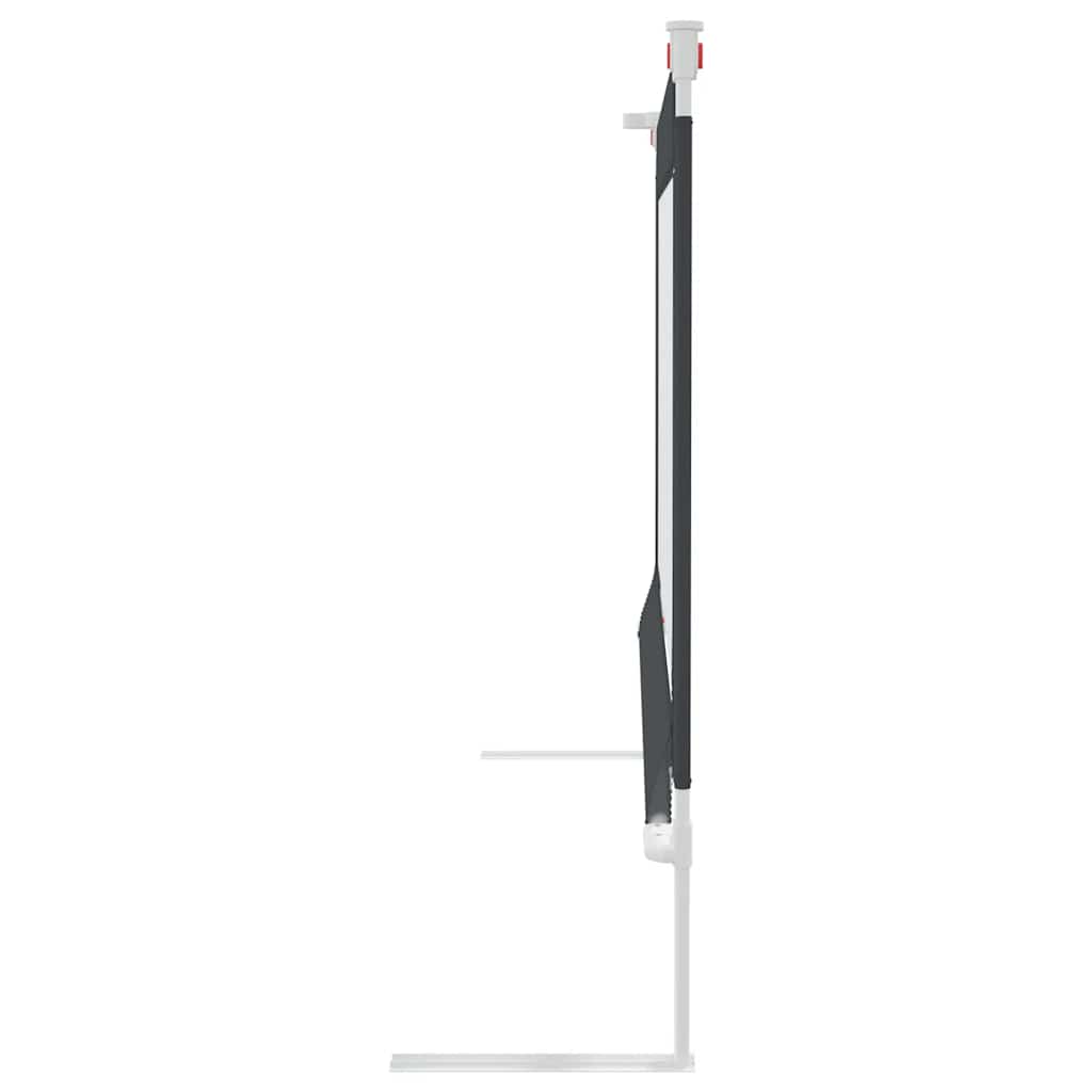 Barandilla de seguridad cama de niño gris oscuro tela 120x25 cm