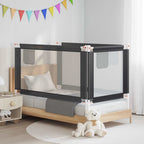 Barandilla de seguridad cama de niño azul tela 100x25 cm