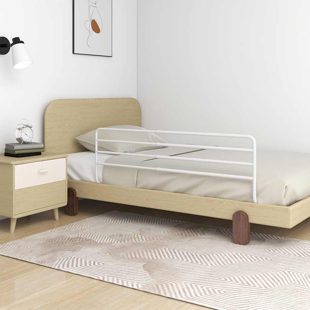 Barandilla de seguridad cama de niño azul tela 100x25 cm