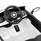 Coche correpasillos eléctrico Fiat 500 blanco