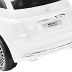 Coche correpasillos eléctrico Fiat 500 blanco