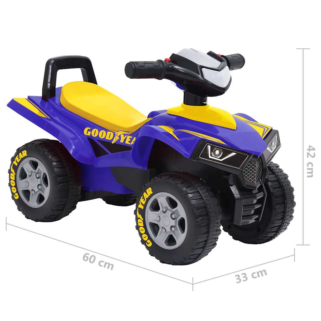 Quad correpasillos infantil Good Year azul