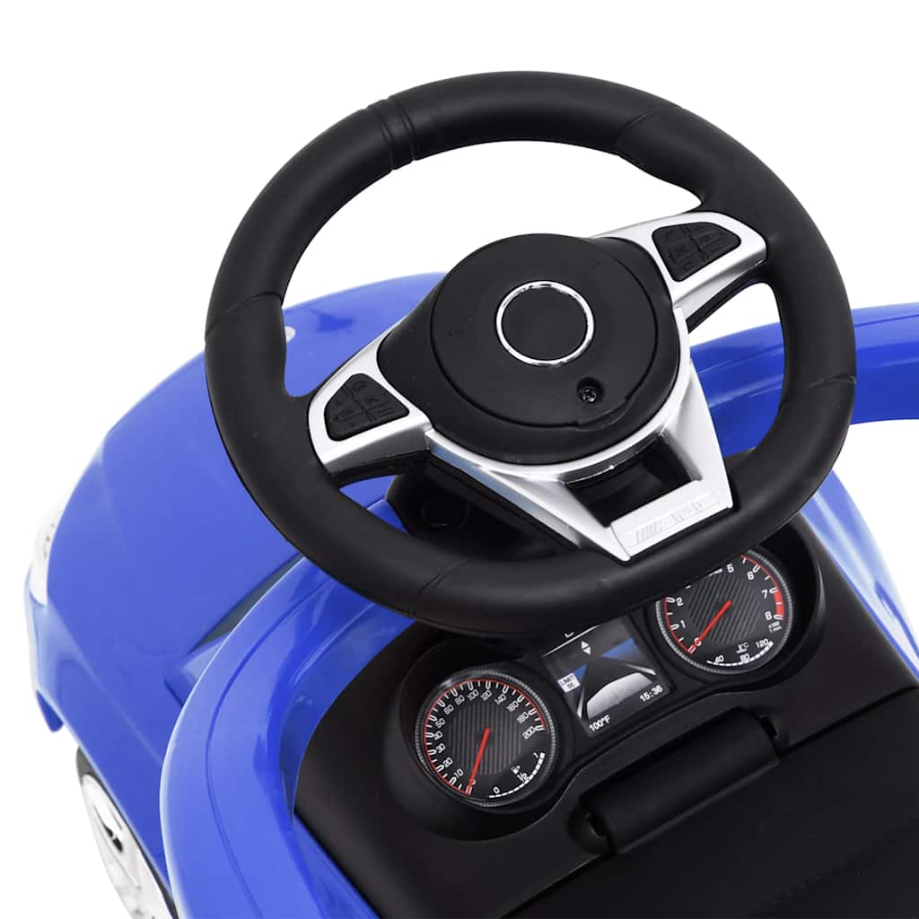 Coche de empuje para niños Mercedes Benz C63 azul