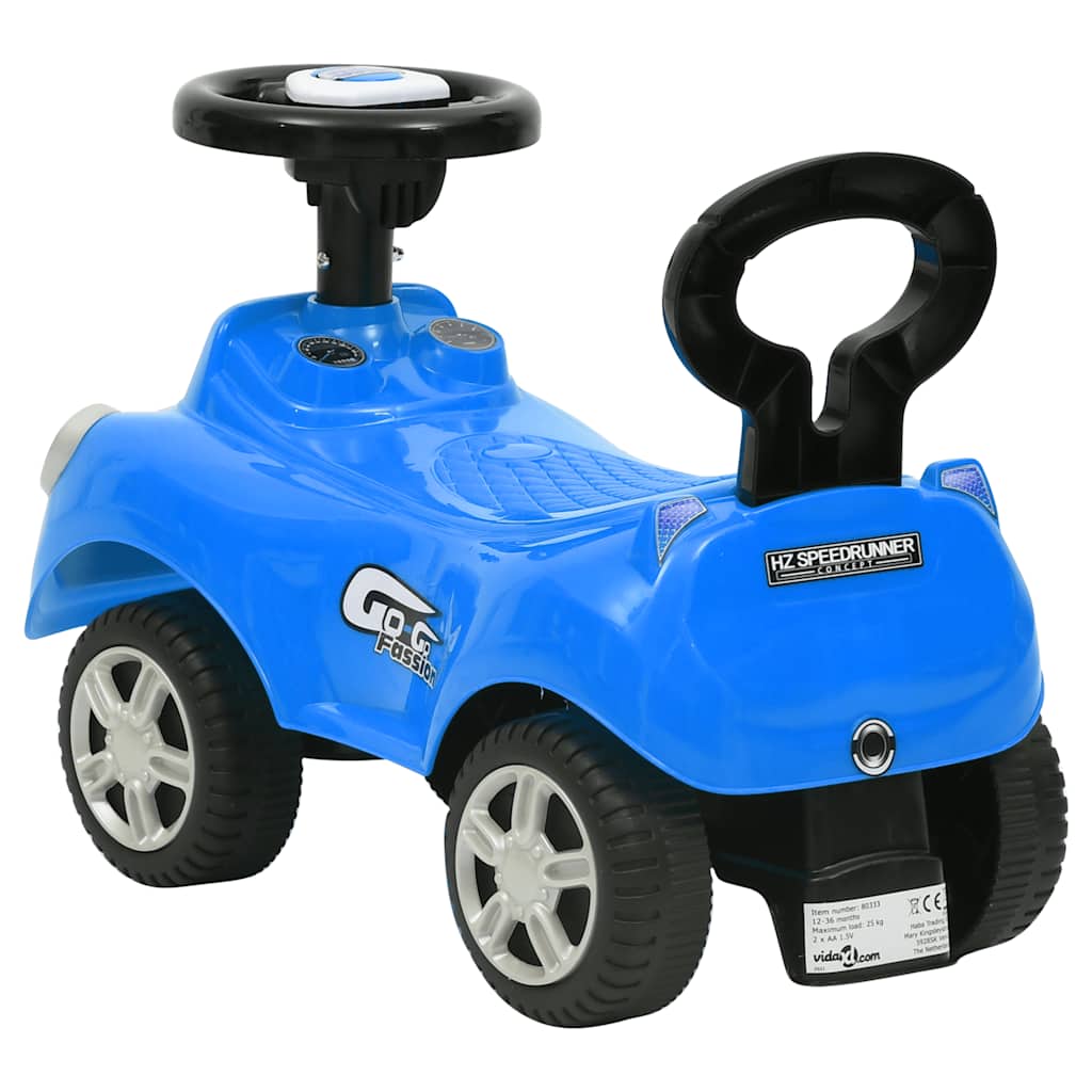 Coche correpasillos azul