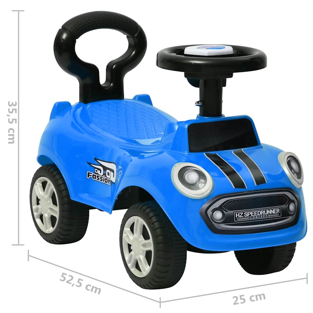 Coche correpasillos azul