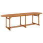 Mesa de comedor jardín 180x90x75 cm madera maciza de acacia