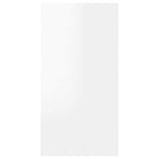 Mueble de TV madera contrachapada blanco brillante 30,5x30x60cm