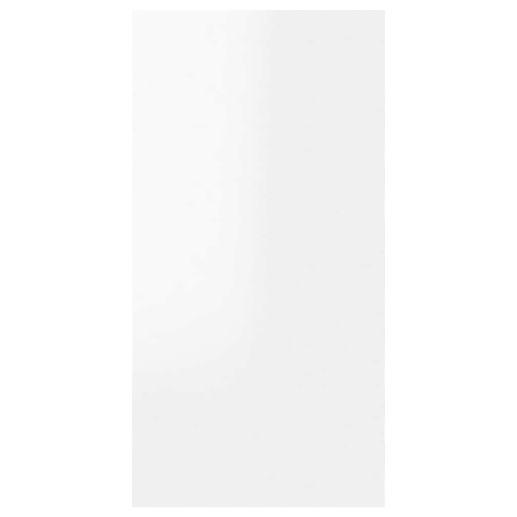 Mueble de TV madera contrachapada blanco brillante 30,5x30x60cm