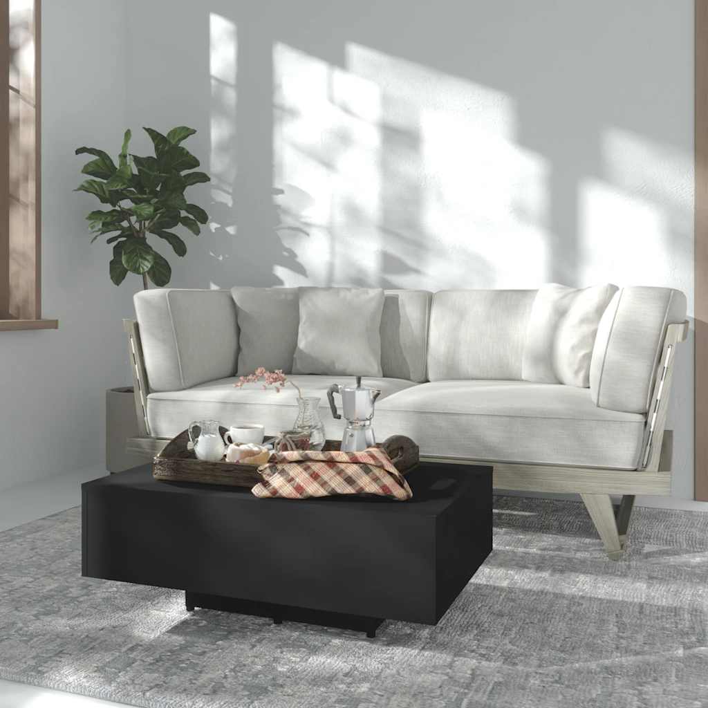 Plywood coffee table white 85x55x31 cm