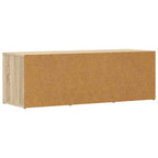 Zapatero de contrachapada color roble 105x35x35 cm