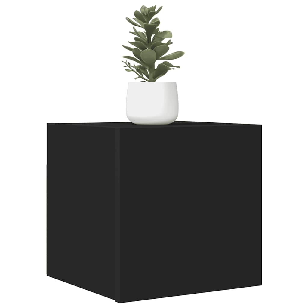Mueble de salón de pared blanco y roble Sonoma 30,5x30x30 cm