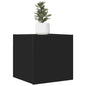 Mueble de salón de pared blanco y roble Sonoma 30,5x30x30 cm