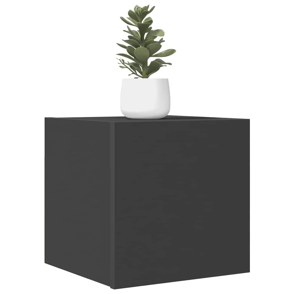 Mueble de salón de pared blanco y roble Sonoma 30,5x30x30 cm