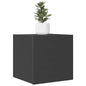 Mueble de salón de pared blanco y roble Sonoma 30,5x30x30 cm