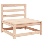 Juego de muebles de jardín 3 piezas madera maciza de pino