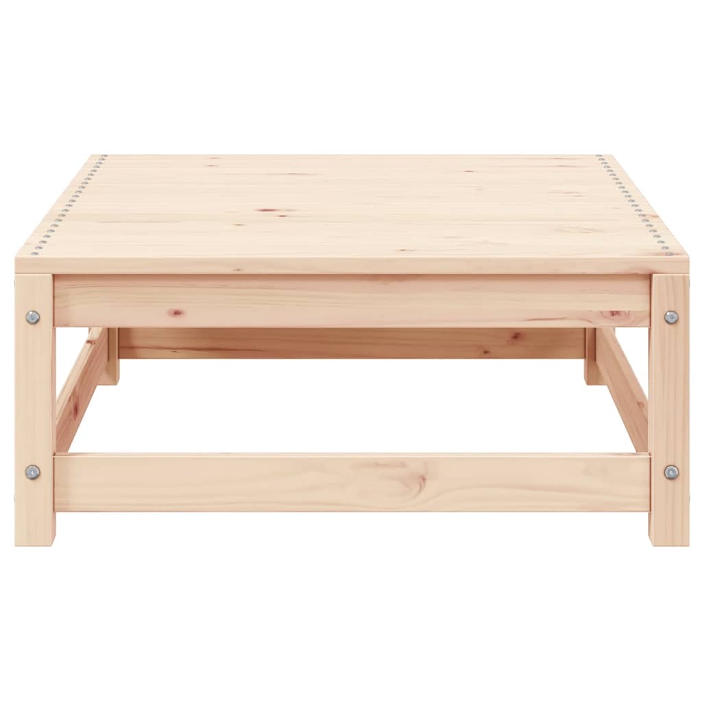 Juego de muebles de jardín 3 piezas madera maciza de pino