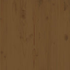 Muebles de jardín 3 piezas marrón miel madera maciza de pino