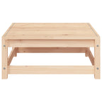 Set de muebles de jardín 2 piezas con cojines madera de pino
