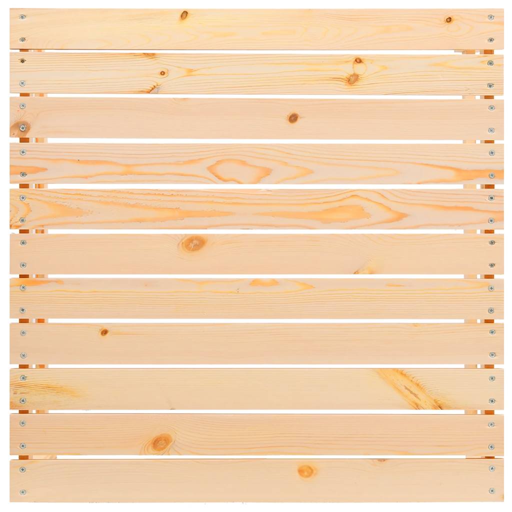 Set de muebles de jardín 2 piezas con cojines madera de pino