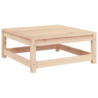Juego de muebles de jardín 3 pzas y cojines madera pino maciza
