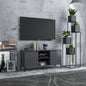 Mueble de TV con patas de metal blanco 103,5x30x50 cm