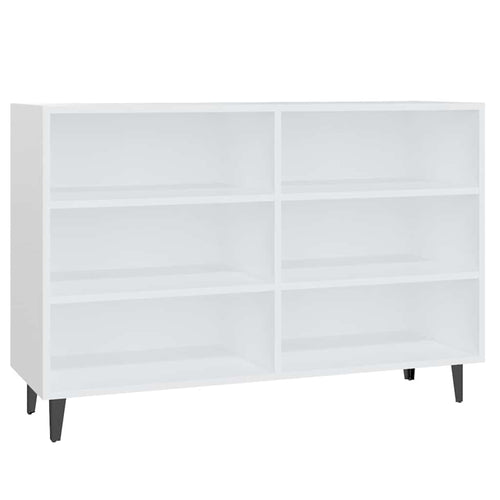 Aparador de contraplacado branco 103,5x35x70 cm
